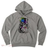 Blue Rose Smoking Lady Icon Hoodie thumb 0