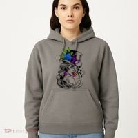 Blue Rose Smoking Lady Icon Hoodie thumb 5