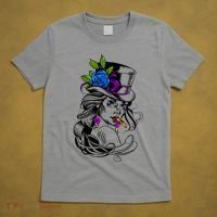 Blue Rose Smoking Lady Icon T-Shirt thumb 5