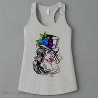 Blue Rose Smoking Lady Icon Women's Tank Top thumb 3