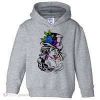 Blue Rose Smoking Lady Icon Toddler Hoodie thumb 0