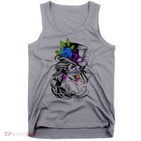 Blue Rose Smoking Lady Icon Tank Top thumb 0