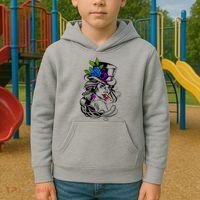 Blue Rose Smoking Lady Icon Kids Hoodie thumb 2