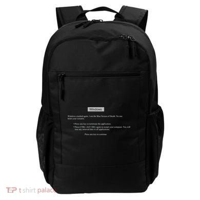 Blue Screen Of Death Windows Backpack