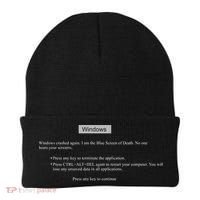 Blue Screen Of Death Windows Beanie thumb 0