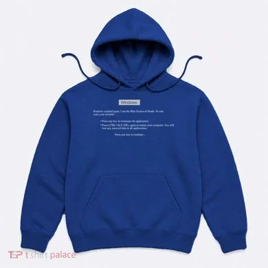 Blue Screen Of Death Windows Hoodie