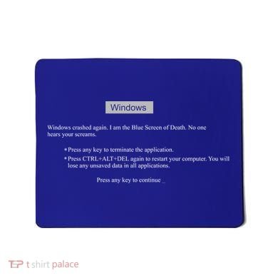 Blue Screen Of Death Windows Mousepad