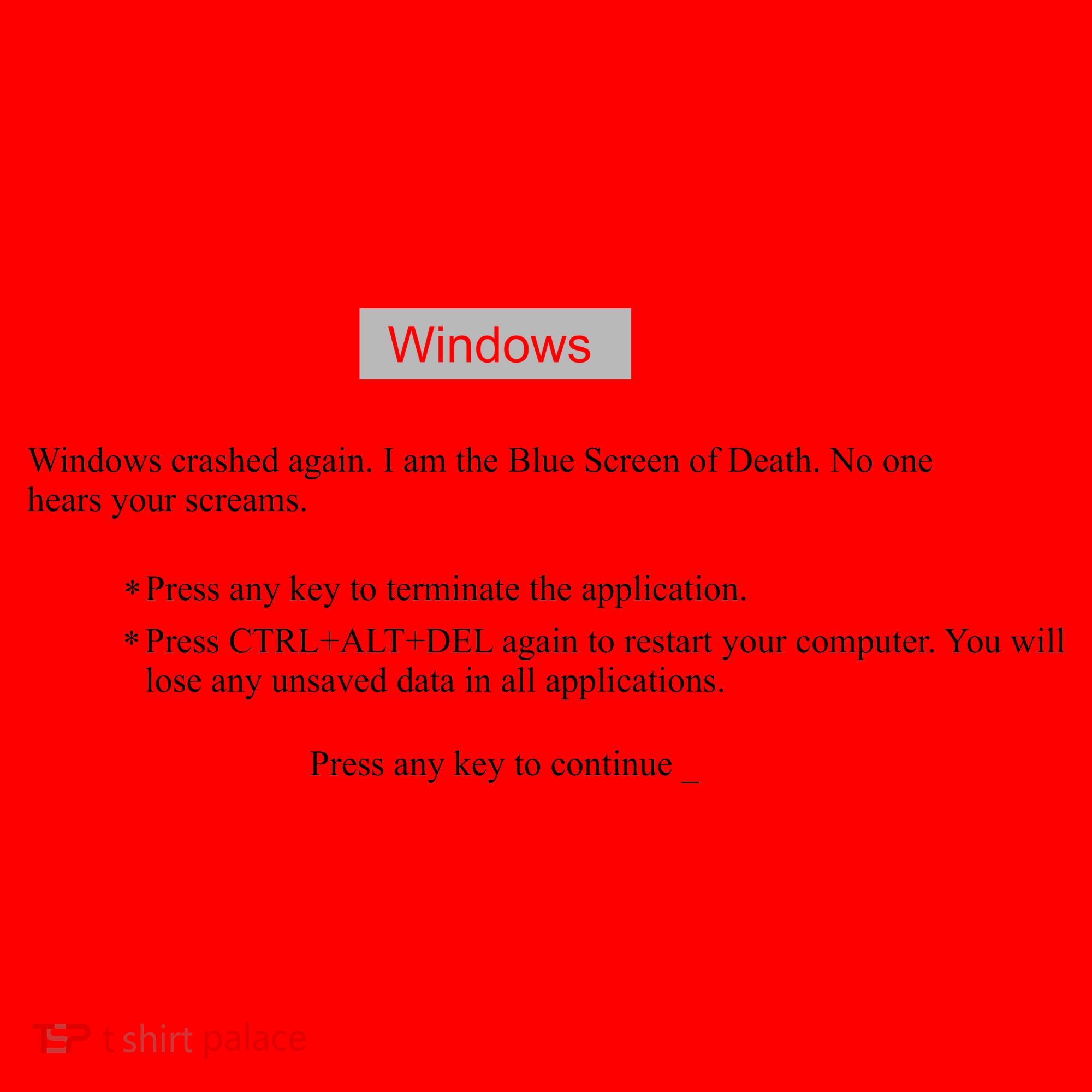 Blue Screen Of Death Windows Santa Hat