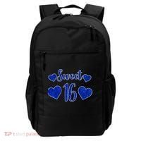  Blue Sparkle Sweet 16 Birthday  Backpack thumb 0