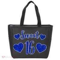 Blue Sparkle Sweet 16 Birthday  Tote Bag thumb 0