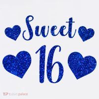  Blue Sparkle Sweet 16 Birthday  Coffee Mug thumb 5
