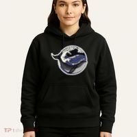 Blue Whale Great Wave Hoodie thumb 5