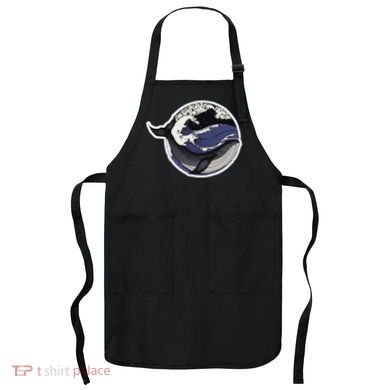 Blue Whale Great Wave Apron
