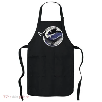 Blue Whale Great Wave Apron