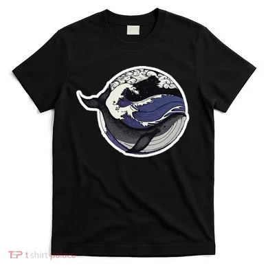 Blue Whale Great Wave T-Shirt