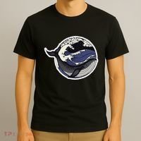 Blue Whale Great Wave T-Shirt thumb 3