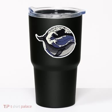 Blue Whale Great Wave Tumbler