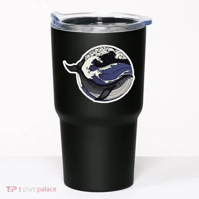 Blue Whale Great Wave Tumbler