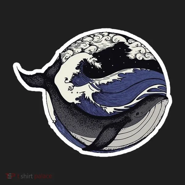 Blue Whale Great Wave Tumbler