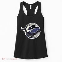 Blue Whale Great Wave Women's Tank Top thumb 0
