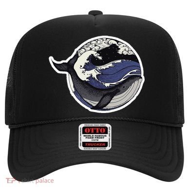 Blue Whale Great Wave Hat