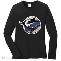 Blue Whale Great Wave Women's Long Sleeve Shirt thumb 0