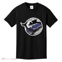 Blue Whale Great Wave Kids T-Shirt thumb 0