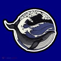 Blue Whale Great Wave Coffee Mug thumb 5