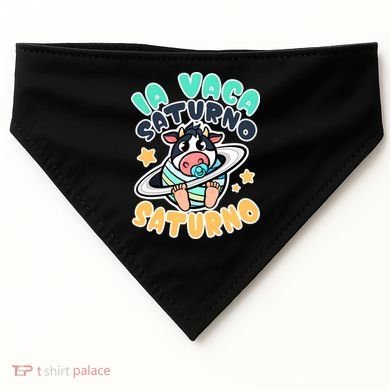 Brainrot La Vaca Saturno Saltunita USA-Made Doggie Bandana