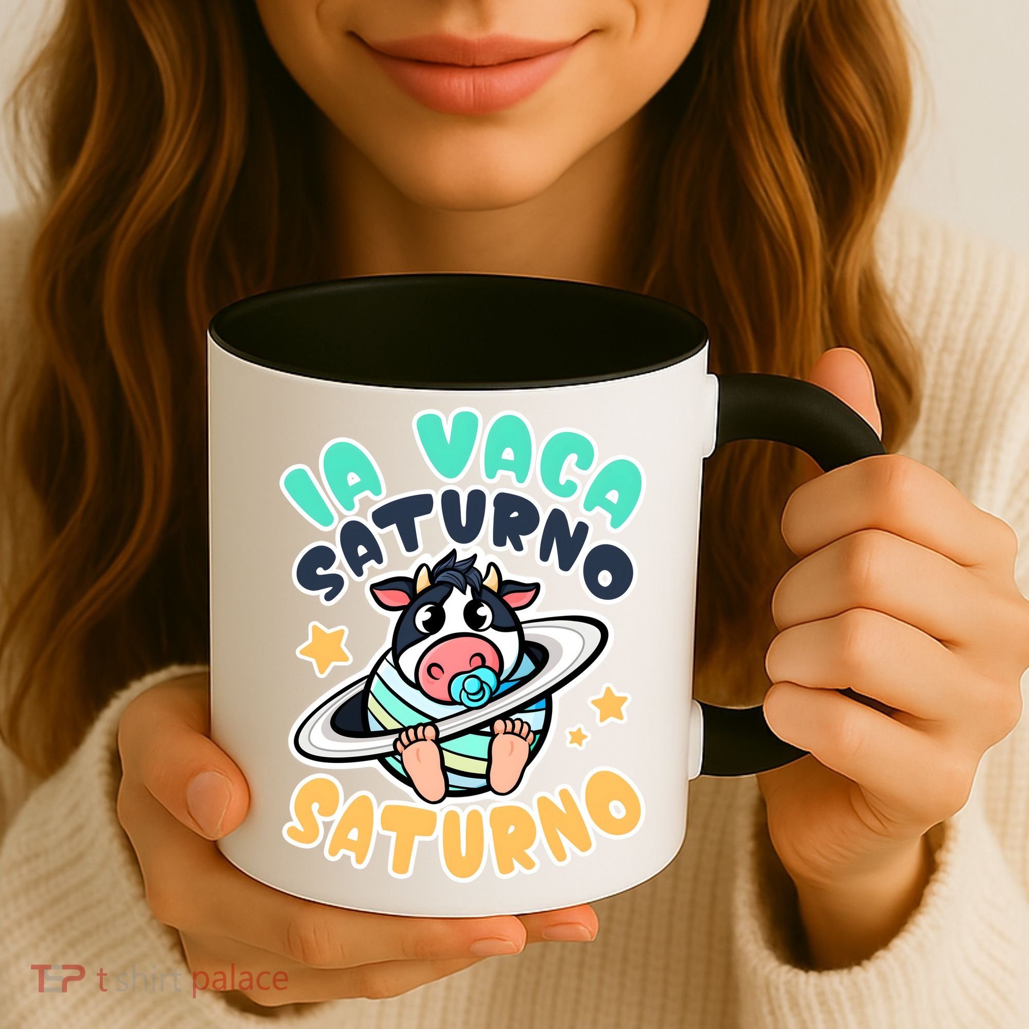 Brainrot La Vaca Saturno Saltunita Coffee Mug