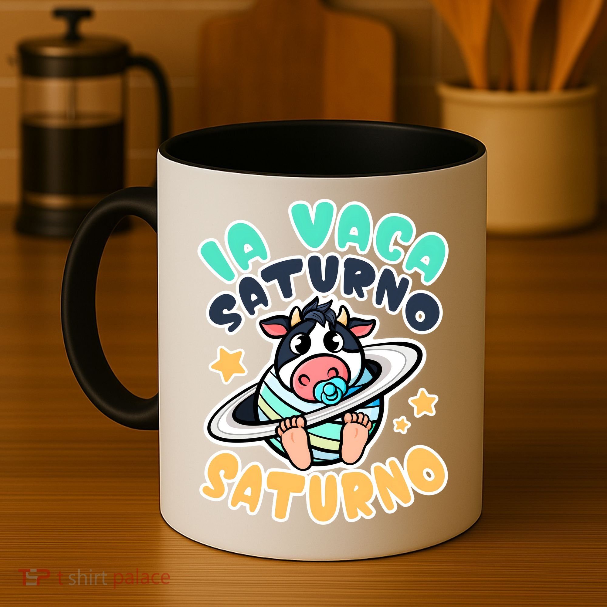 Brainrot La Vaca Saturno Saltunita Coffee Mug