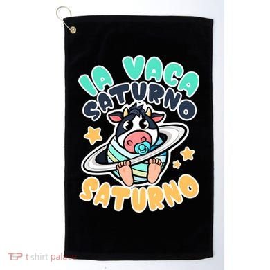 Brainrot La Vaca Saturno Saltunita Golf Towel