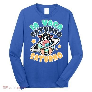 Brainrot La Vaca Saturno Saltunita Long Sleeve Shirt