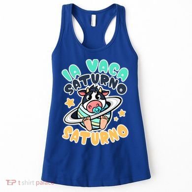 Brainrot La Vaca Saturno Saltunita Women's Tank Top