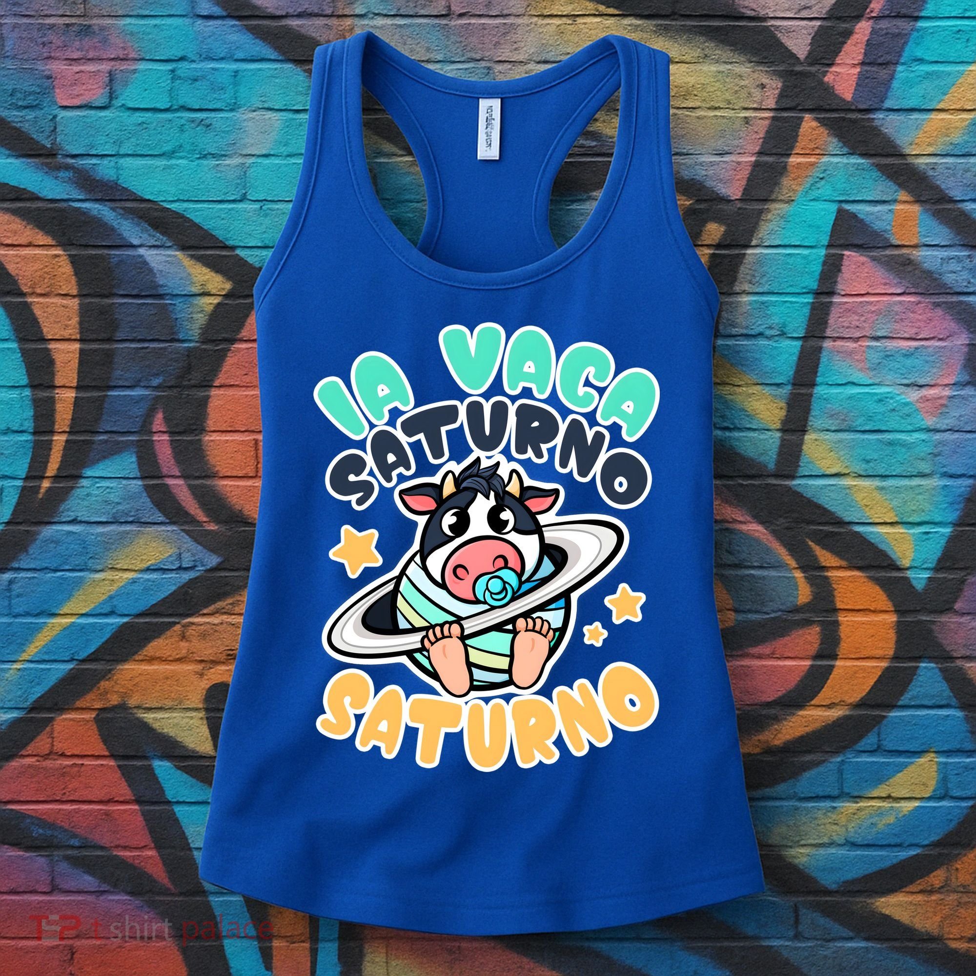 Brainrot La Vaca Saturno Saltunita Women's Tank Top