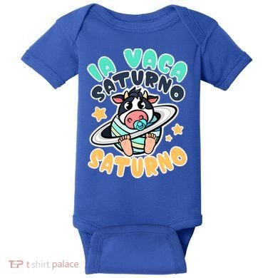 Brainrot La Vaca Saturno Saltunita Baby Bodysuit