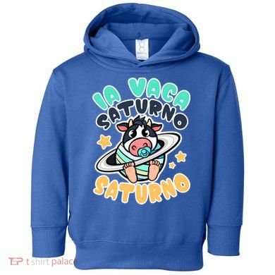 Brainrot La Vaca Saturno Saltunita Toddler Hoodie