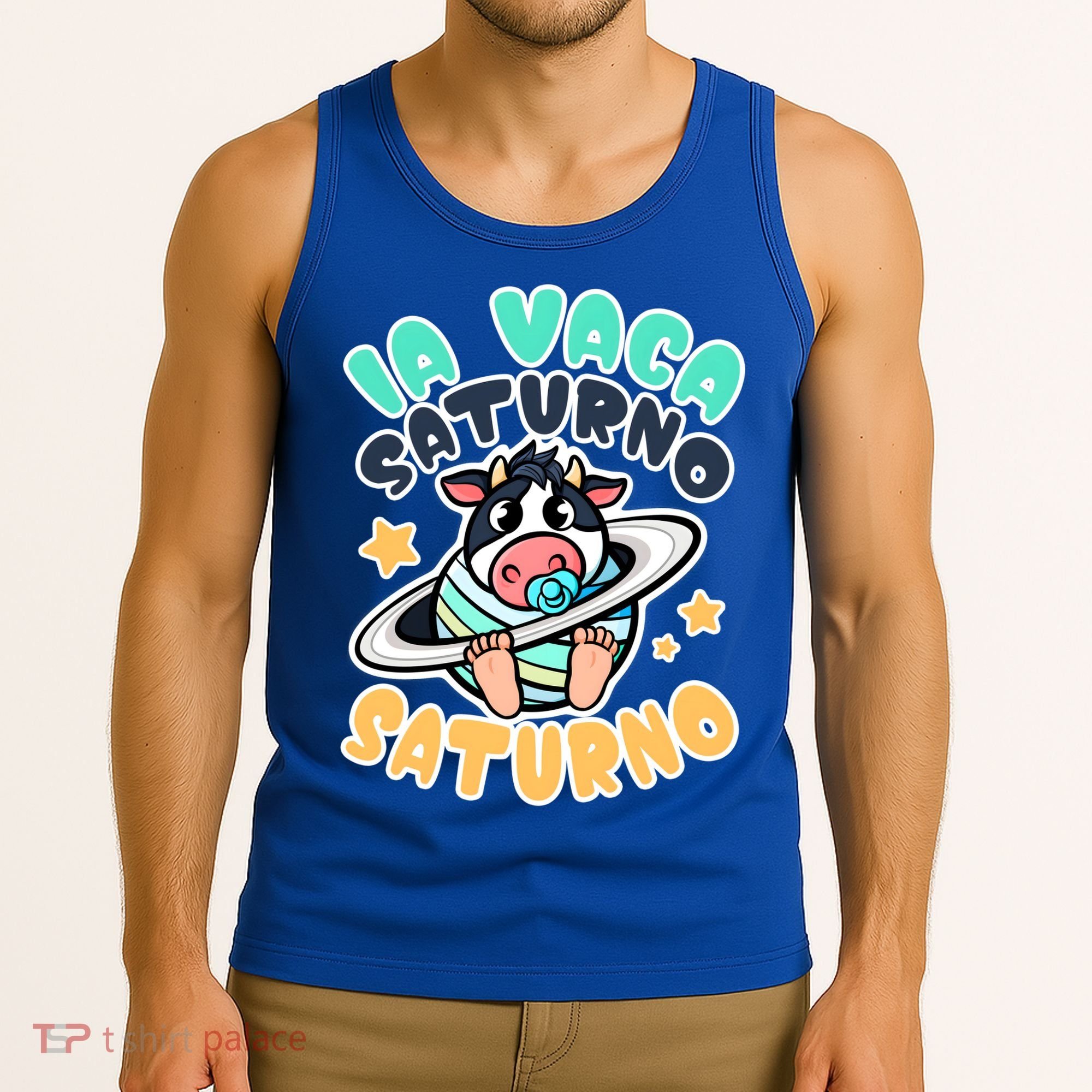 Brainrot La Vaca Saturno Saltunita Tank Top