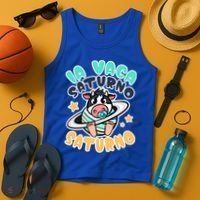 Brainrot La Vaca Saturno Saltunita Tank Top thumb 4