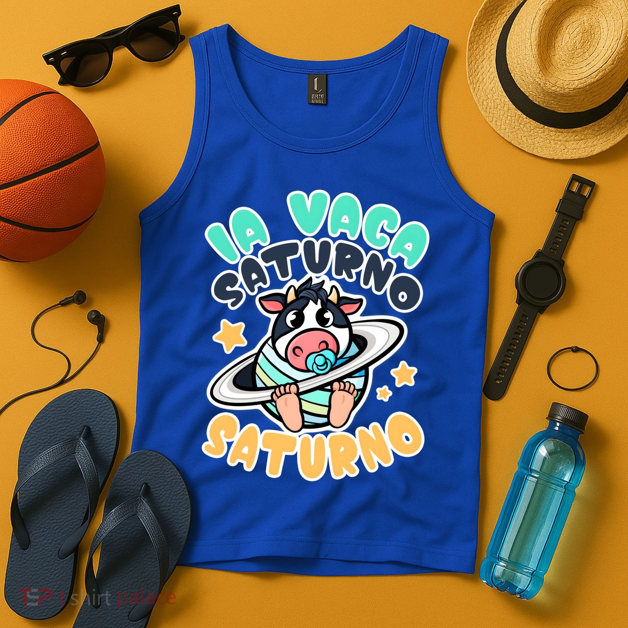 Brainrot La Vaca Saturno Saltunita Tank Top