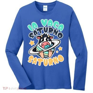 Brainrot La Vaca Saturno Saltunita Women's Long Sleeve Shirt