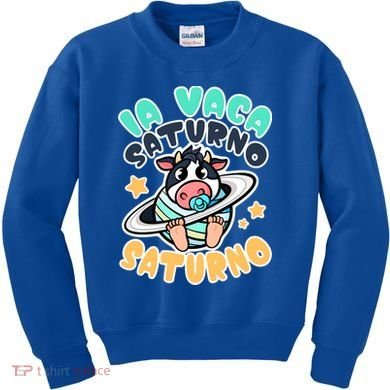 Brainrot La Vaca Saturno Saltunita Kids Sweatshirt
