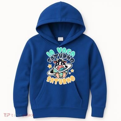 Brainrot La Vaca Saturno Saltunita Kids Hoodie
