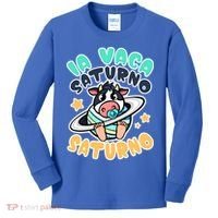 Brainrot La Vaca Saturno Saltunita Kids Long Sleeve Shirt thumb 0