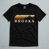 Brooks La Vintage Evergreen Sunset Eighties Retro T-Shirt thumb 5
