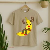 Banana Lover Xmas Gift Ugly Banana Christmas Sweater T-Shirt thumb 2
