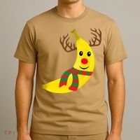 Banana Lover Xmas Gift Ugly Banana Christmas Sweater T-Shirt thumb 3