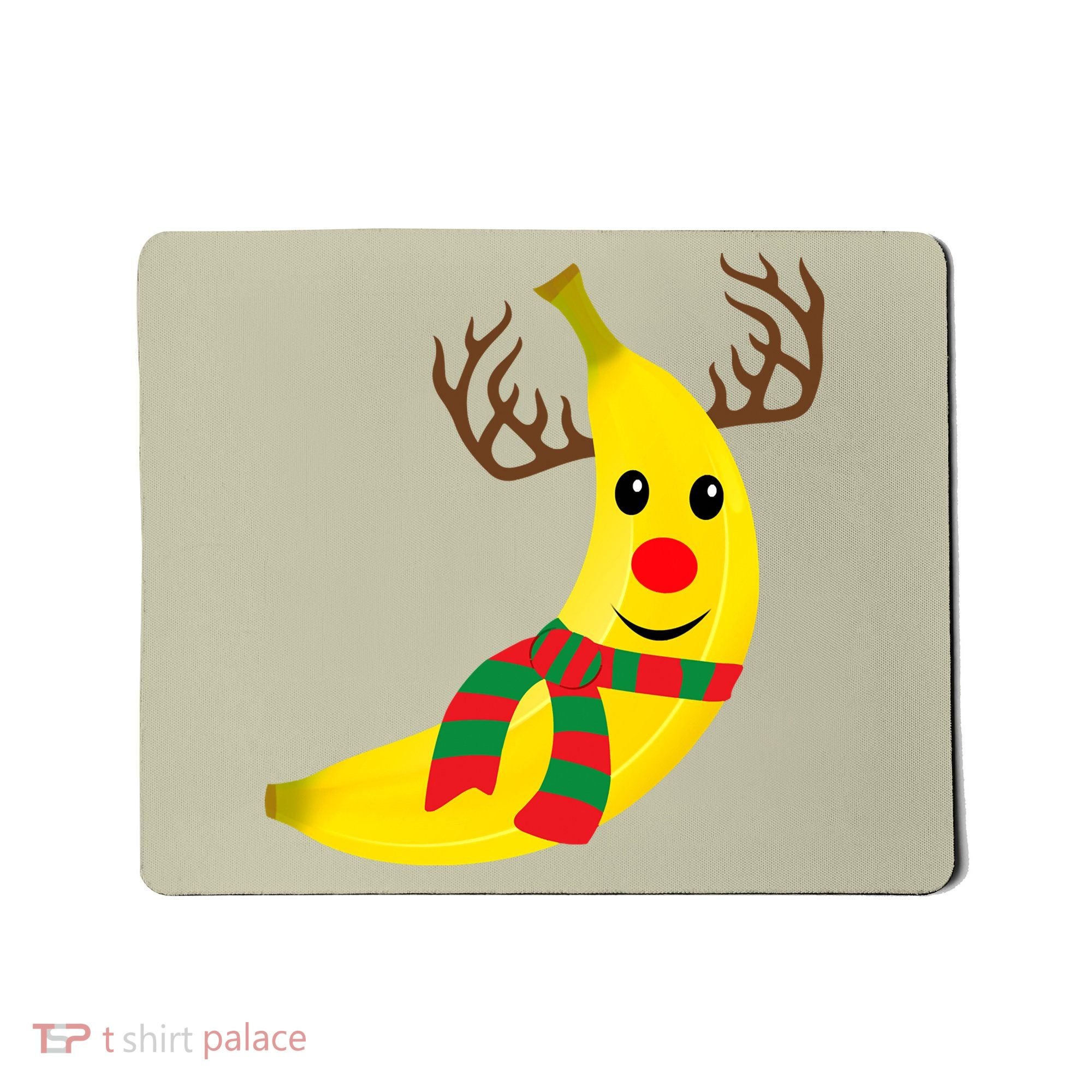 Banana Lover Xmas Gift Ugly Banana Christmas Sweater Mousepad