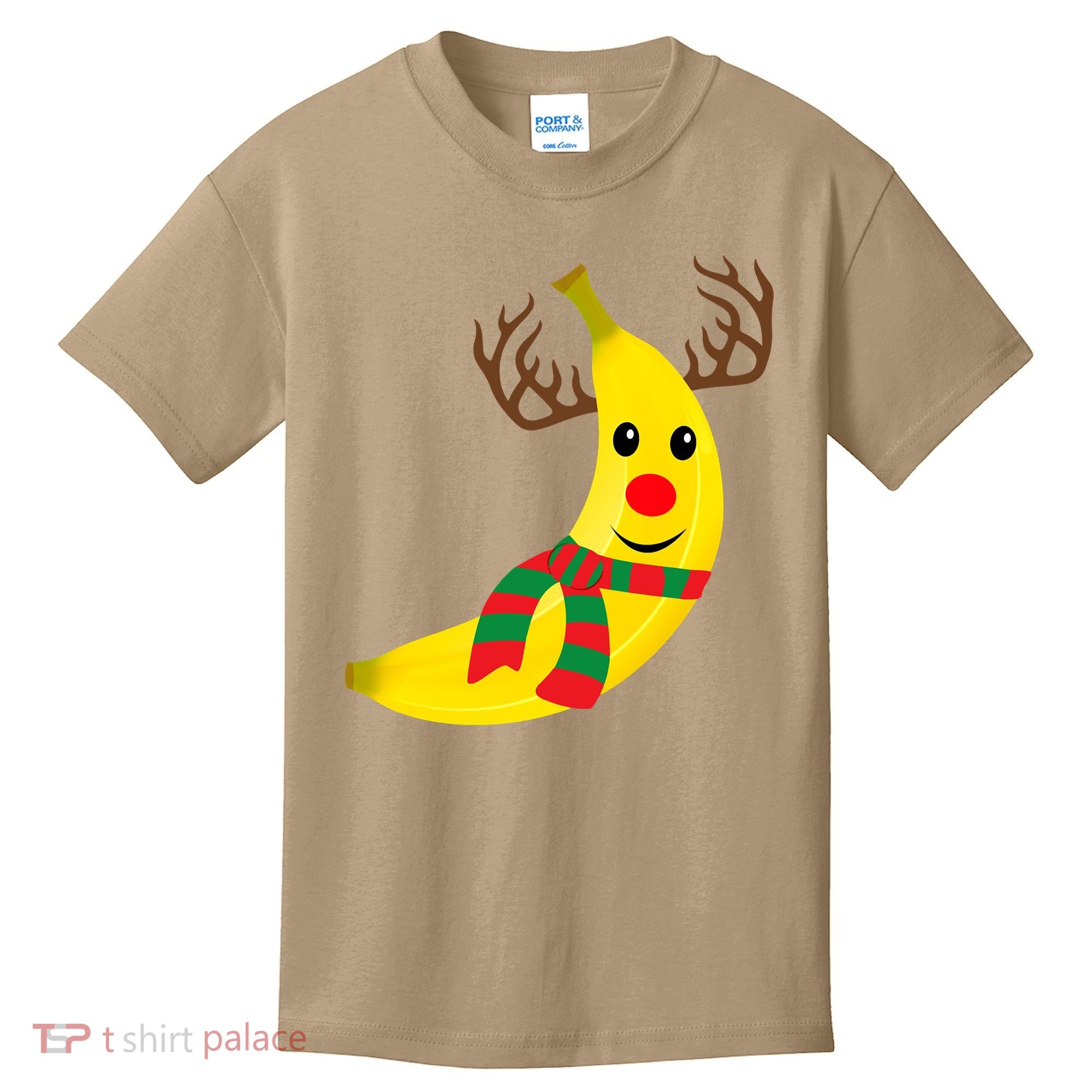 Banana Lover Xmas Gift Ugly Banana Christmas Sweater Kids T-Shirt