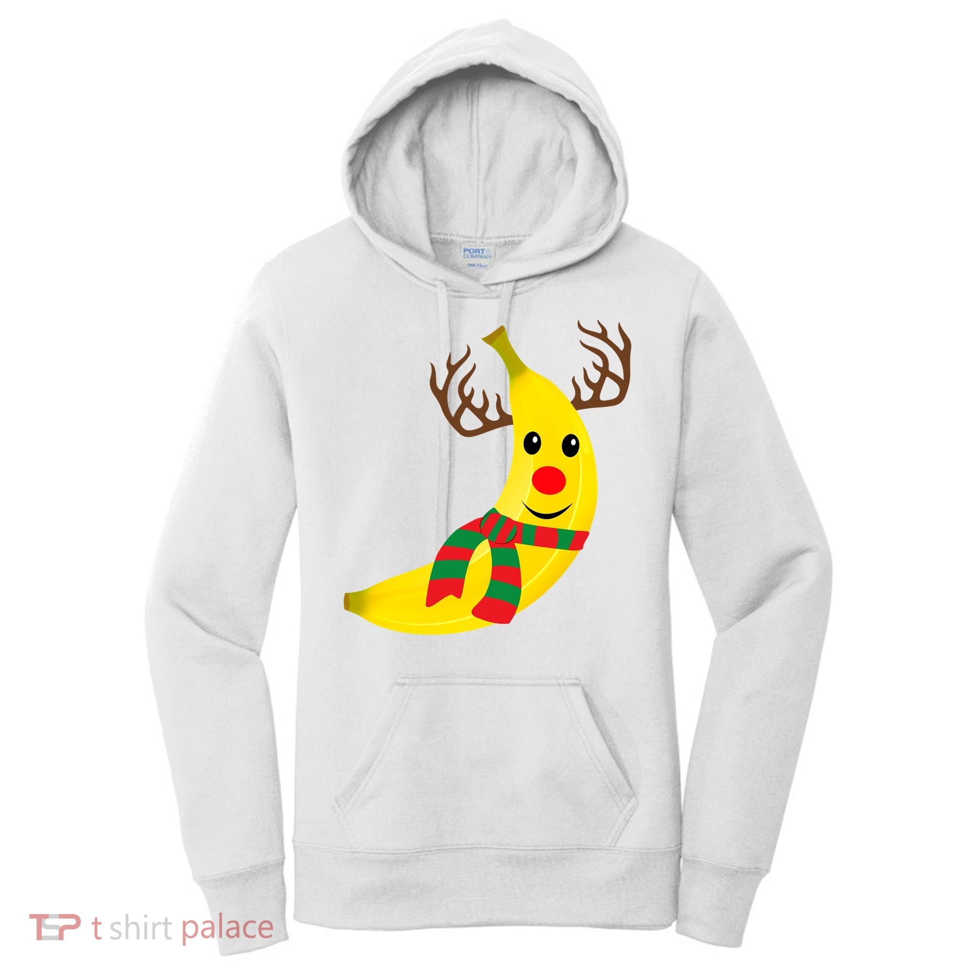 Banana Lover Xmas Gift Ugly Banana Christmas Sweater Women's Hoodie
